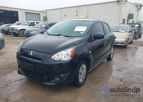 2015 Mitsubishi Mirage De/Rf z USA, uszkodzony, nr VIN ML32A3HJ0FH041777